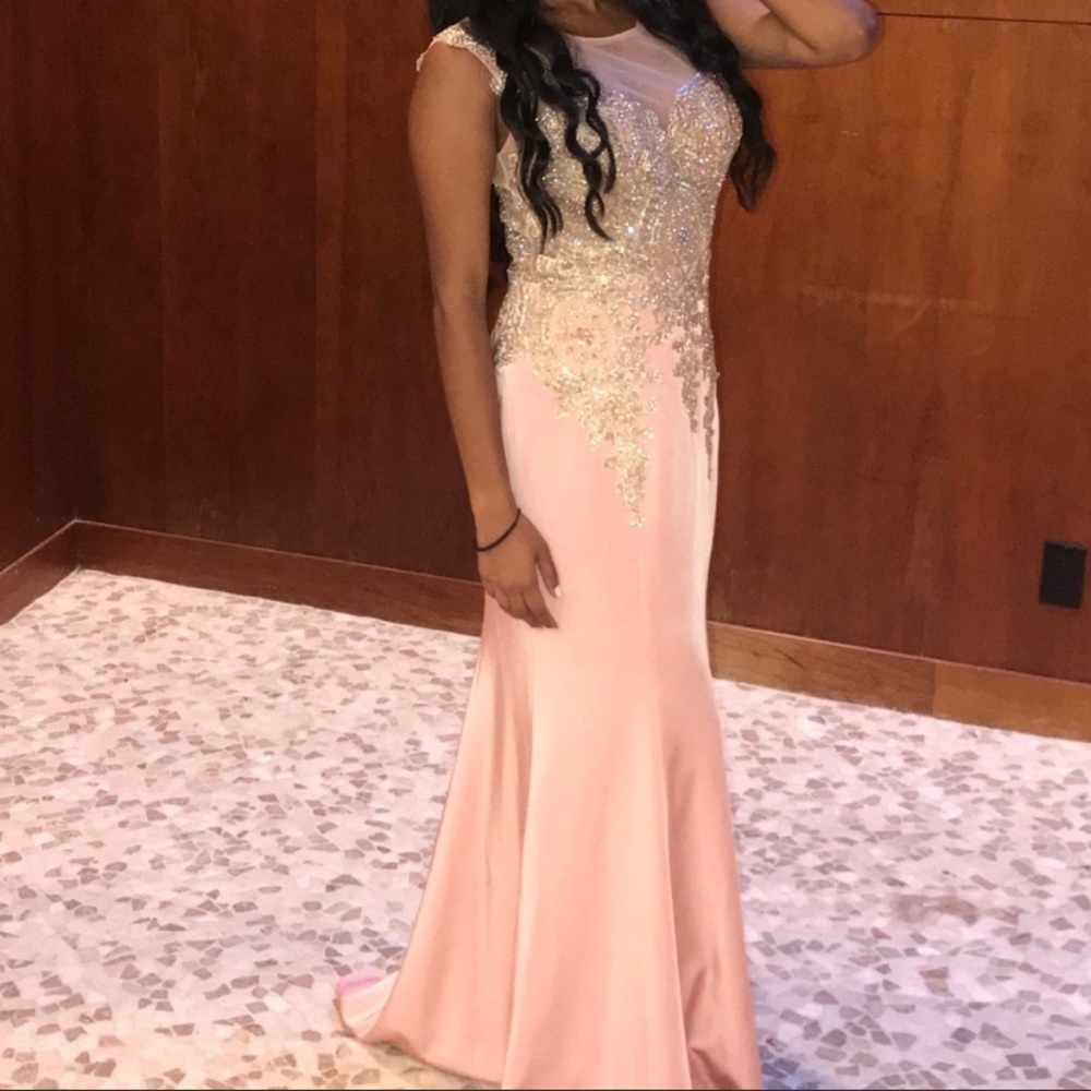 Formal Blush Pink Dress - Gem